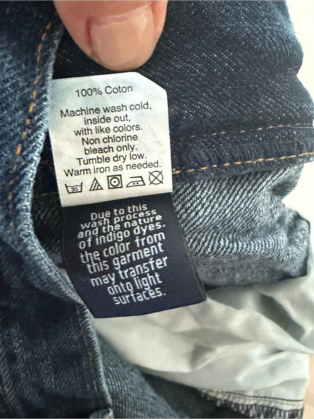 J. Crew Men's Dark Blue Straight Jeans